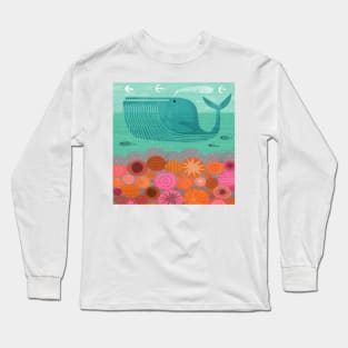 Whale by the Beach Long Sleeve T-Shirt